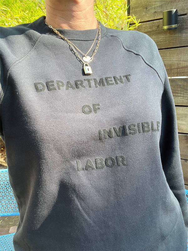 Department of Invisible Labor Sweatshirt: Black