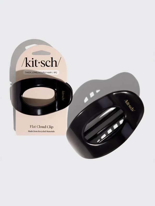 Flat Cloud Clip: Large Black