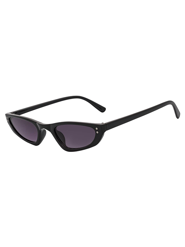 Burmese Sunglasses: Black with Lavender Tint