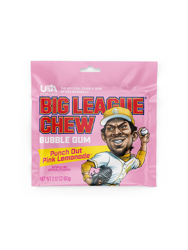 Big League Chew: Punch Out Pink Lemonade Gum