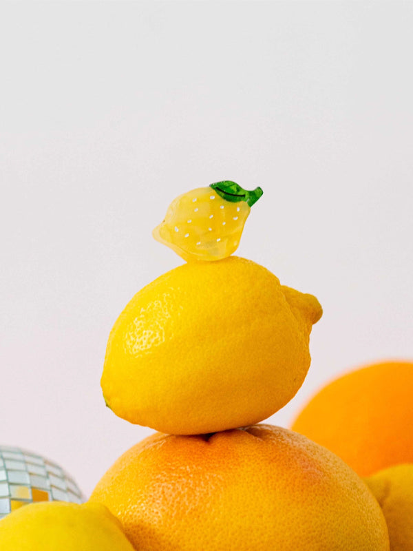 Mini Lemon Hair Claw