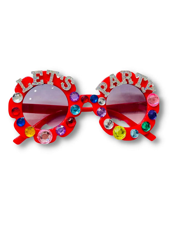 Let's Party Kids Sunglasses: Red