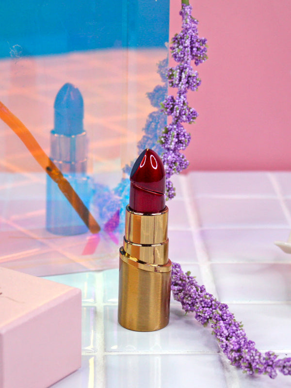 Lipstick Lighter: Gold Container