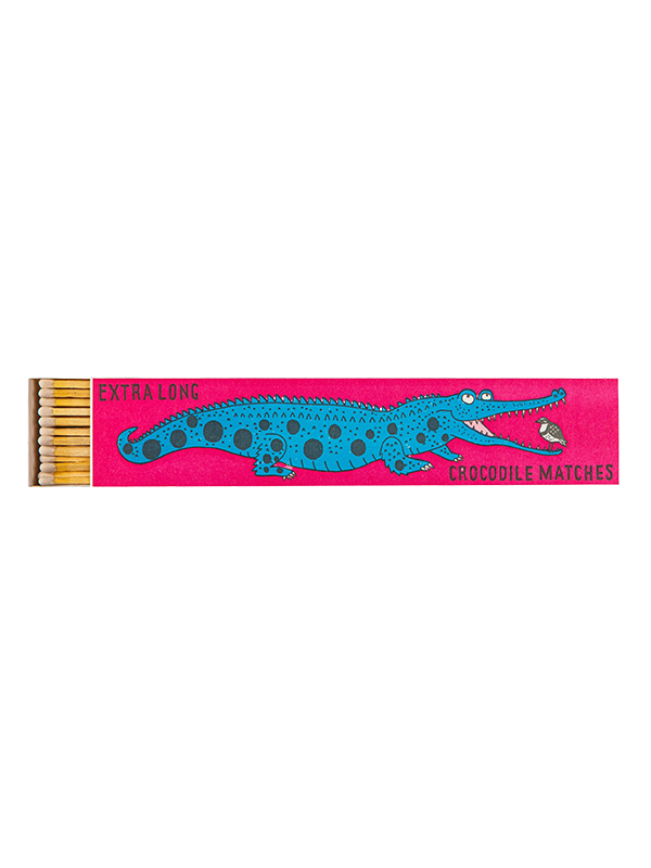 Long Safety Matches: Crocodile