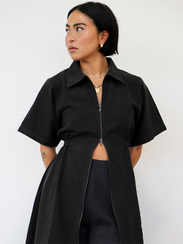 Noble Adult Long Utility Dress: Ash