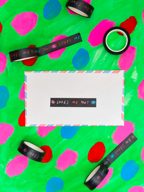 Washi Tape: Loves Me Not
