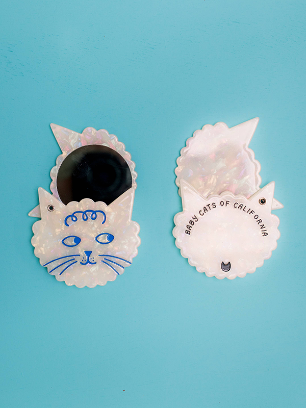 Cloud Cat Mirror