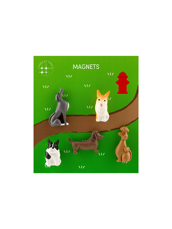 Dog Magnets: Set of 5