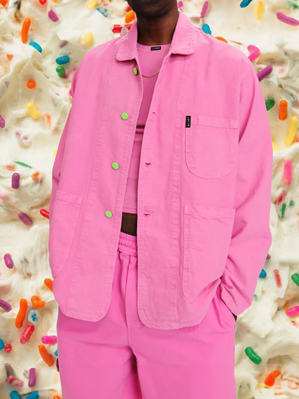 Forager Coat: Donut Box Pink