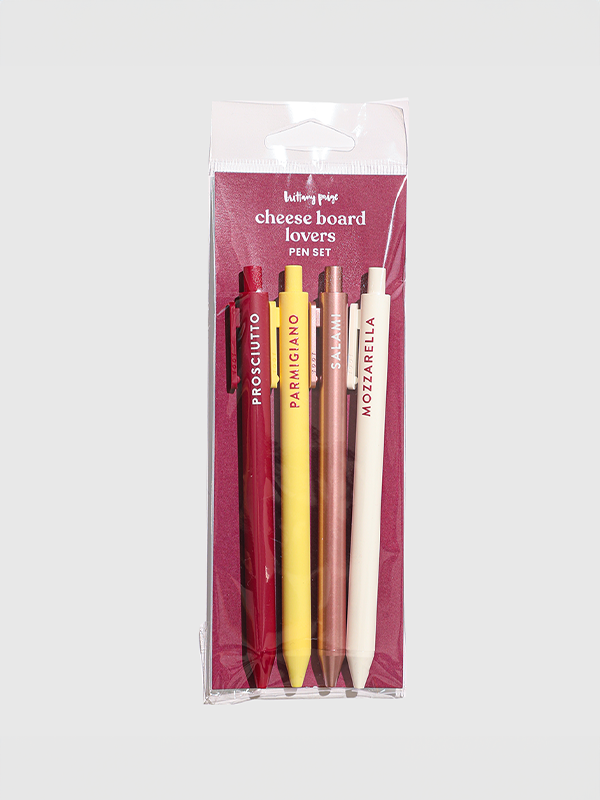 Pen Set: Cheese Board Lovers