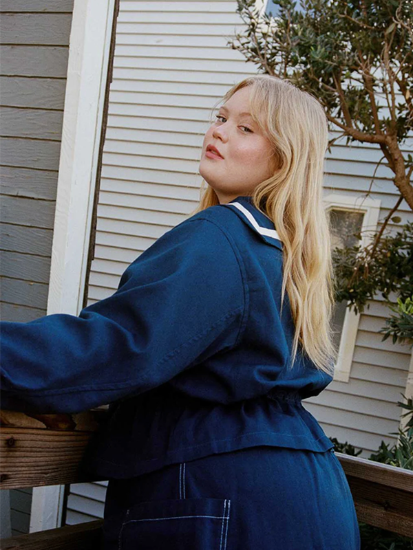 Noble Sailor Jacket: Navy