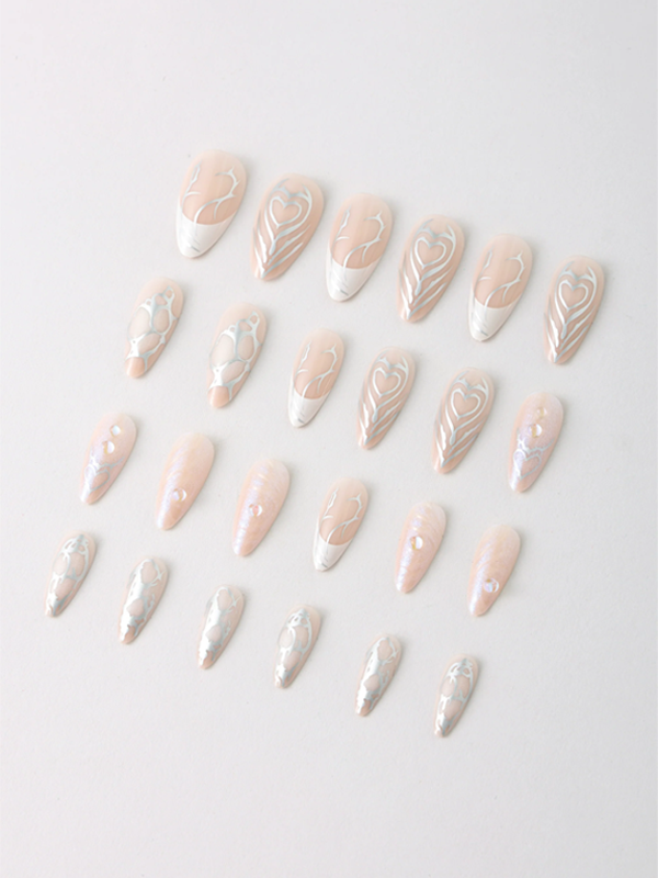 Press-On Nail Kit: Chrome Hearts