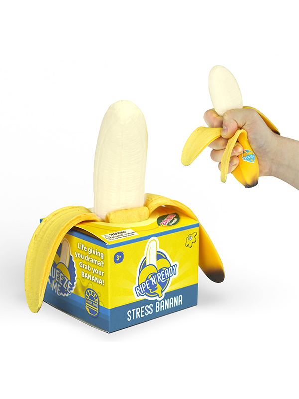 Ripe ‘N Ready Stress Banana Toy