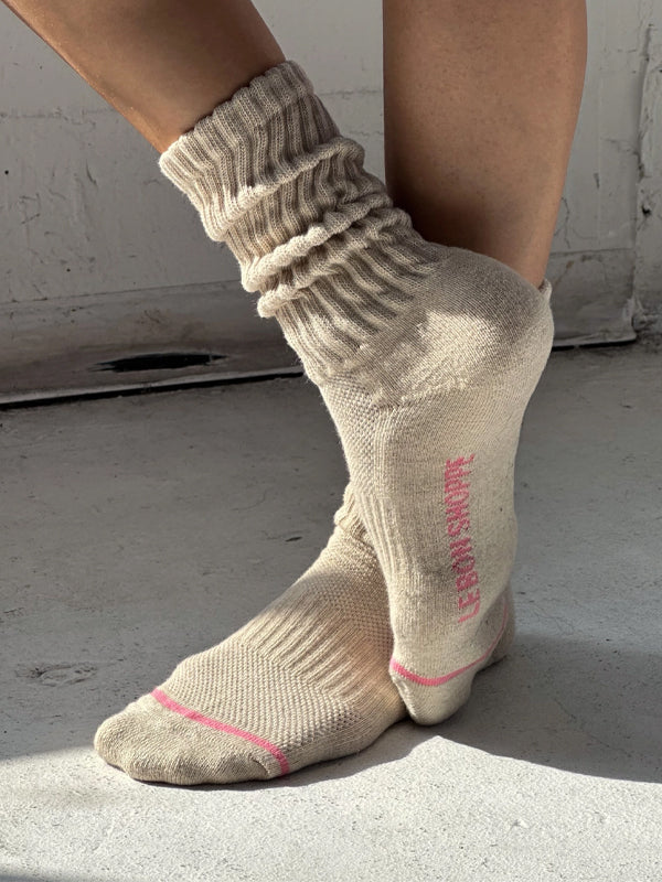 Ballet Socks: Oatmeal
