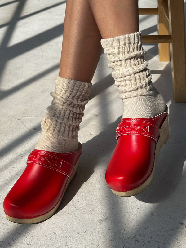 Ballet Socks: Oatmeal