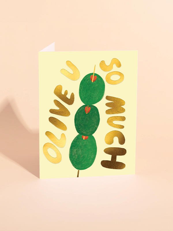 Olive Juice Love Card
