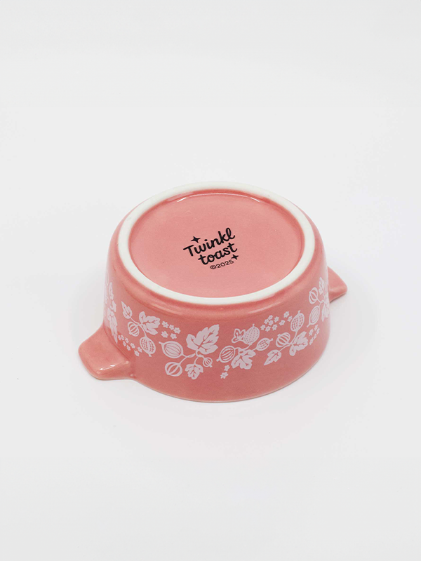 Mini Pyrex-Inspired Casserole Trinket Box: Gooseberry