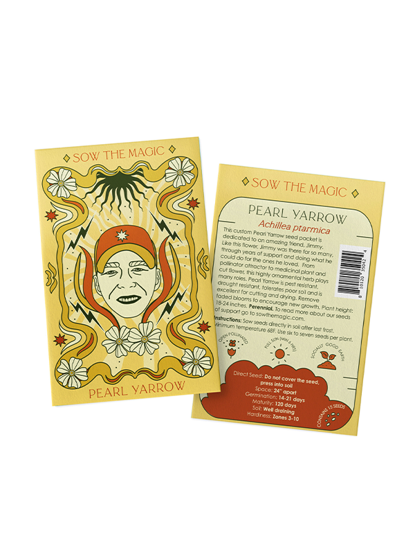 Pearl Yarrow Tarot Seed Packet