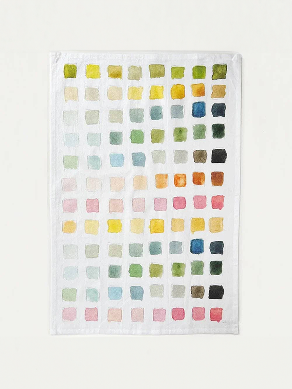 Flour Sack Tea Towel: Paint Swatch