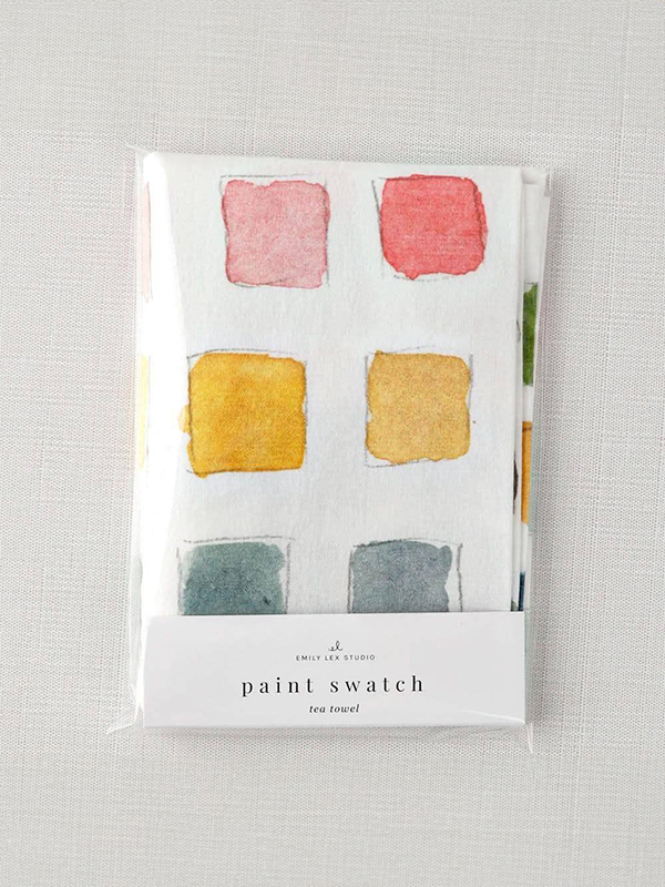 Flour Sack Tea Towel: Paint Swatch