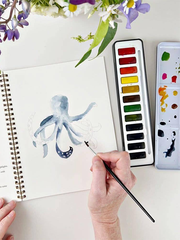 Watercolor Paints: Set of 12 Colors