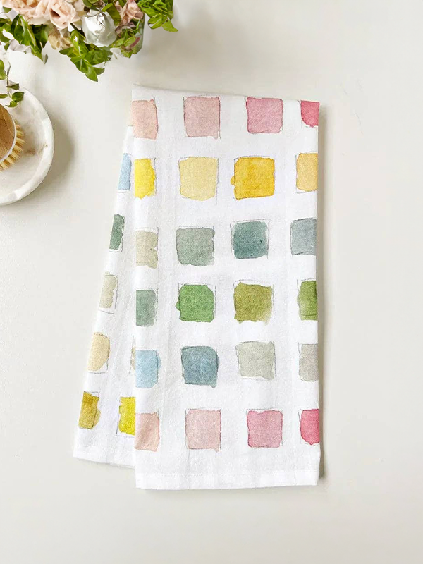 Flour Sack Tea Towel: Paint Swatch
