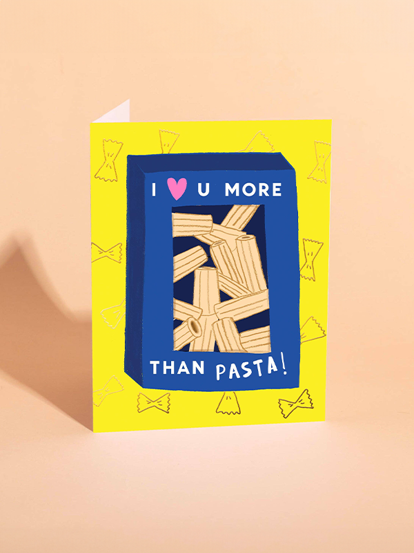 Rigatoni Love Card