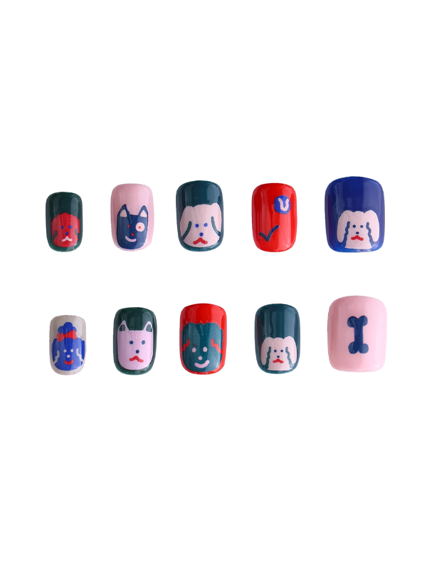 Premium Press-On Nail Kit: Paint The Paws