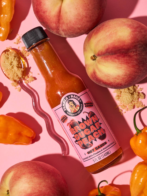 Brown Sugar Peach Hot Sauce