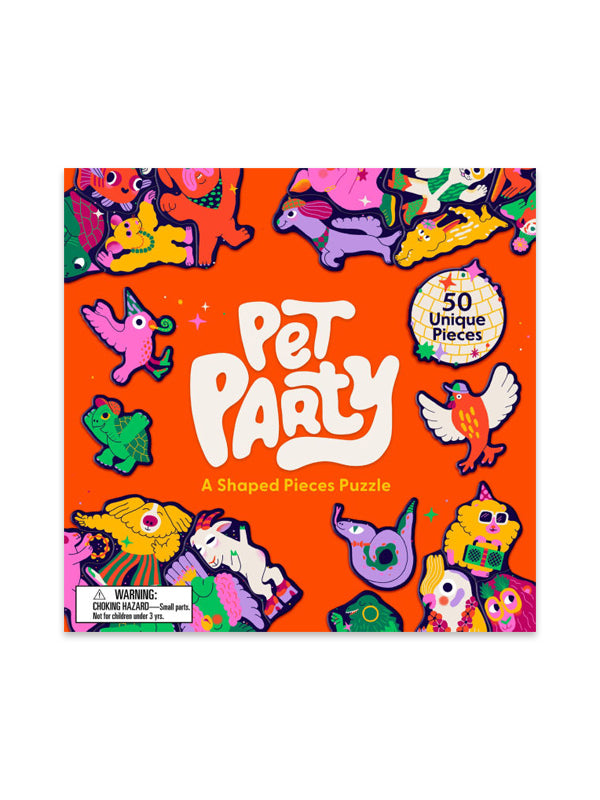 Pet Party: A Shaped Pieces Puzzle