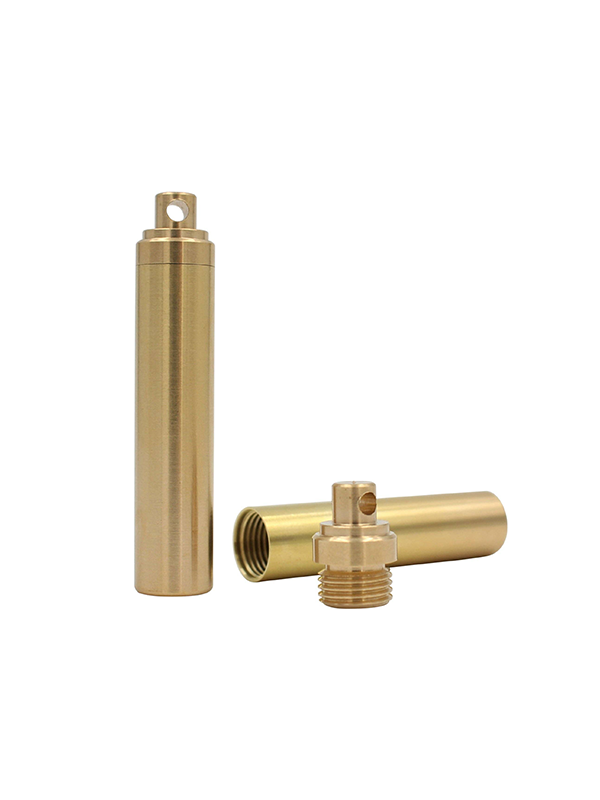 Mini Brass Pill Bottle