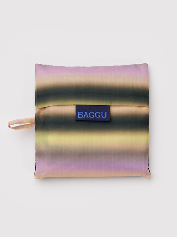 Standard Baggu: Gradient Stripe Pink & Yellow