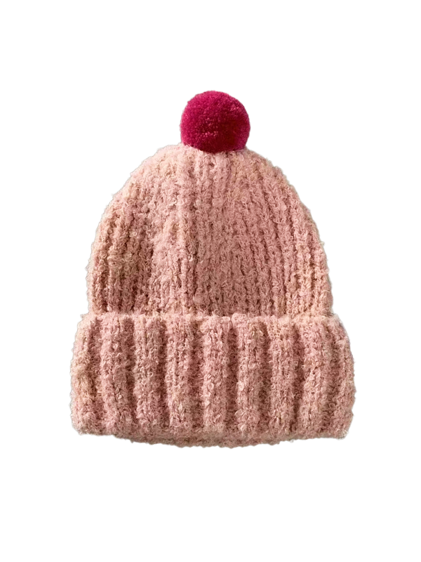 Children's Knit Hat: Pink