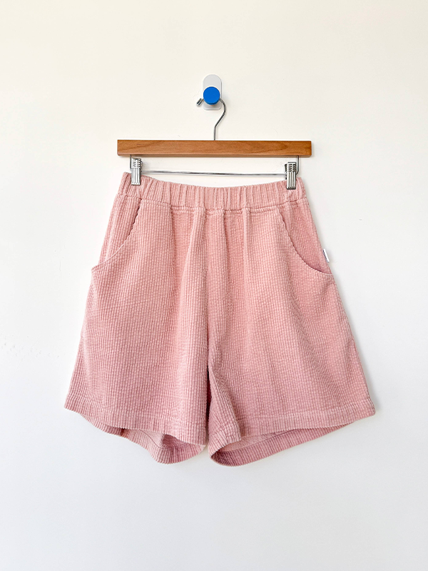Soft Corduroy City Shorts: Baby Pink