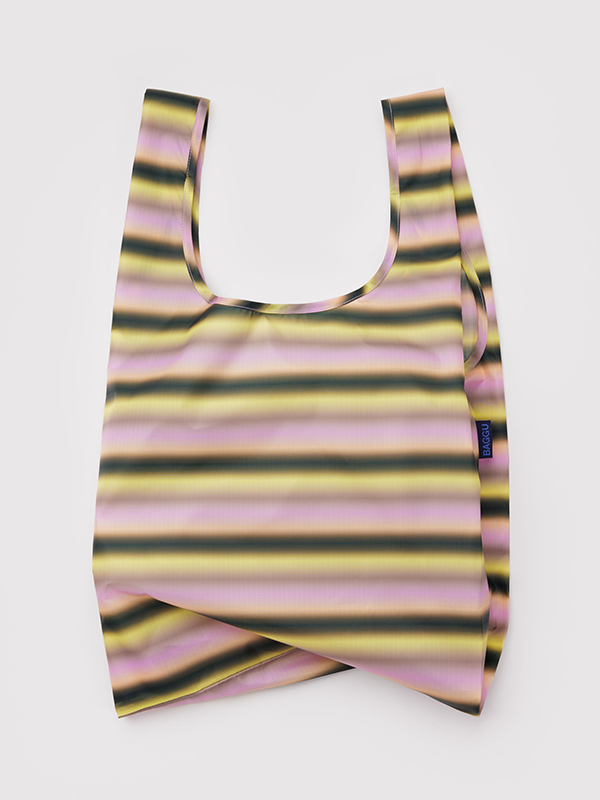 Standard Baggu: Gradient Stripe Pink & Yellow
