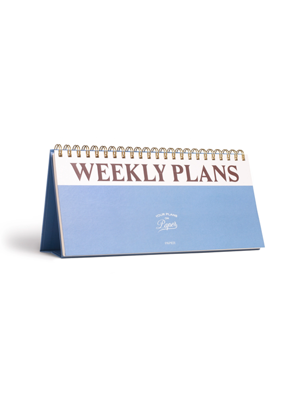 Paper Plans Weekly Desk Pad