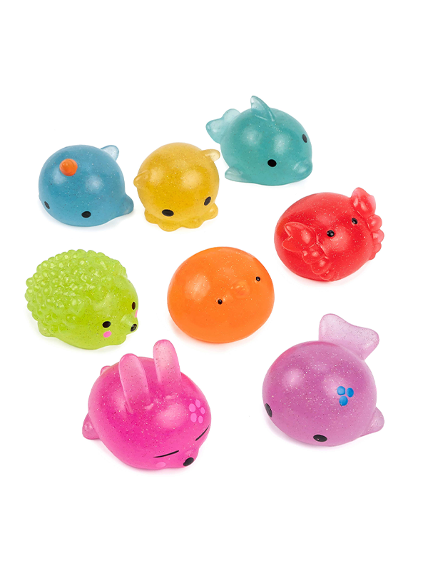 Jumbo Glitter Mochi Sensory Toy: Assorted