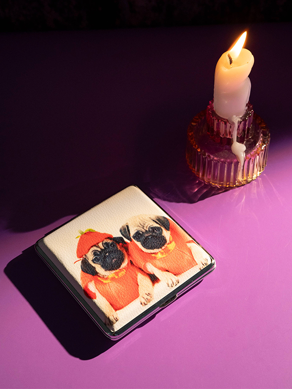 Pumpkin Pugs Cig Case