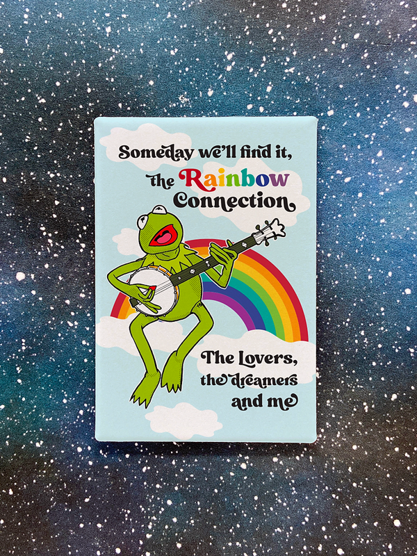 Kermit T. Frog Rainbow Connection Magnet
