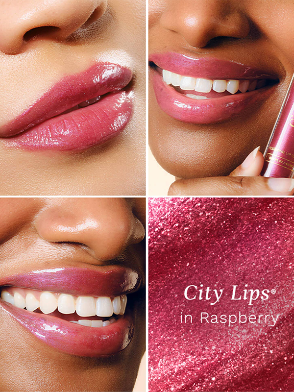 City Lips® Plumping Lip Gloss: Raspberry