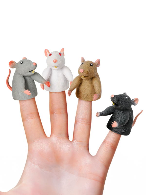 Finger Puppet: Rats (Single, Assorted)