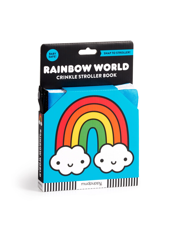 Rainbow World: Crinkle Fabric Stroller Book