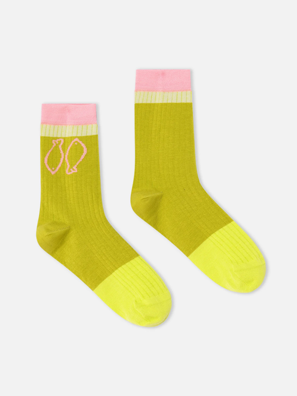 Fish Socks: Pistachio