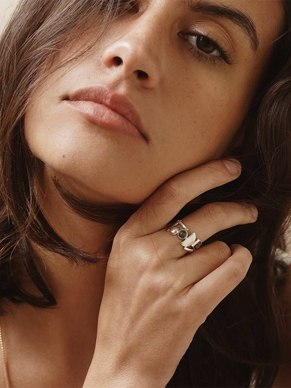 Shapes Ring: Sterling Silver