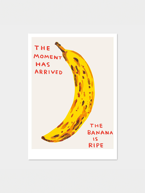 David Shrigley Postcard: The Moment Has Arrived