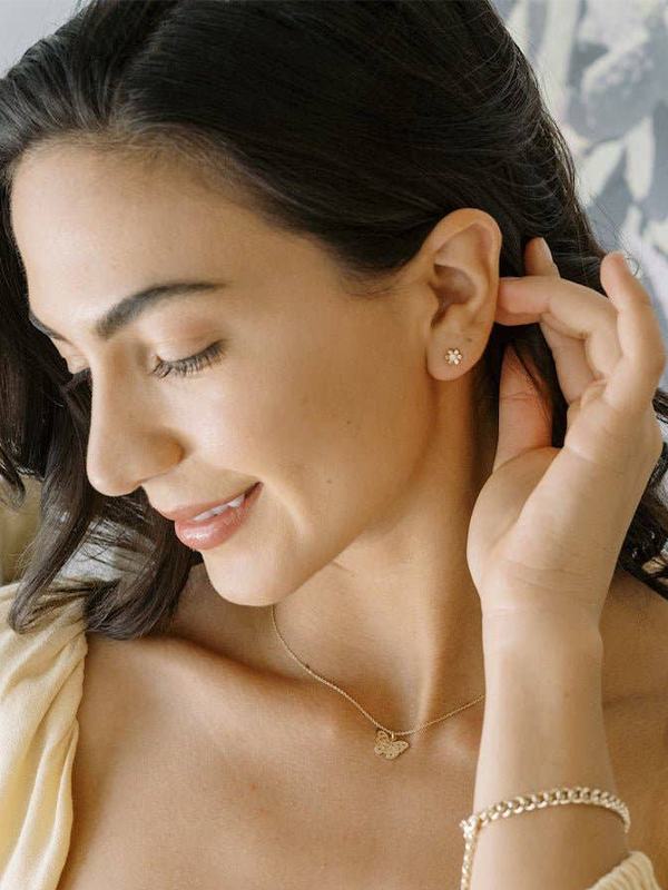 Blossom Studs: Rose Gold