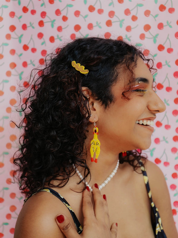 Rubber Chicken Earrings