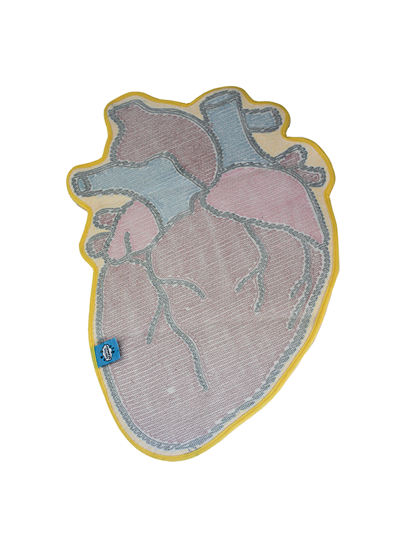 Anatomical Heart Rug