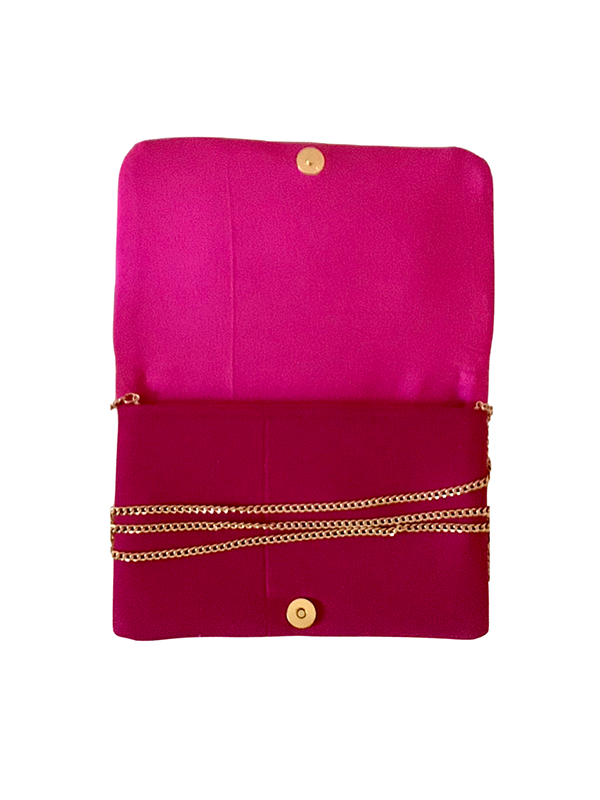 Beaded Clutch Crossbody Bag: Sardines