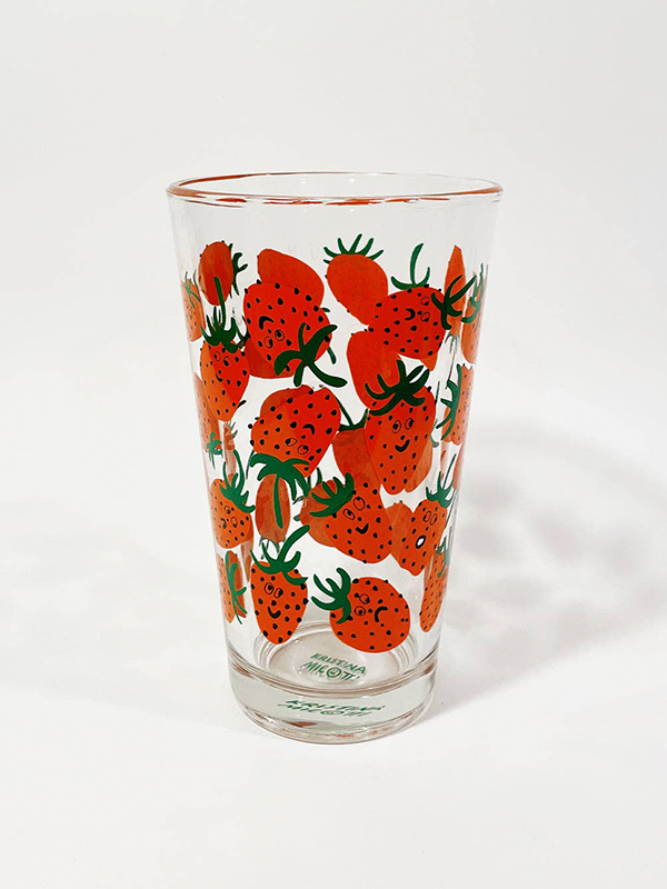 Strawberry Pint Glass